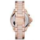 Michael Kors Ladies Wren Rose Gold Chronograph Watch - MK6096